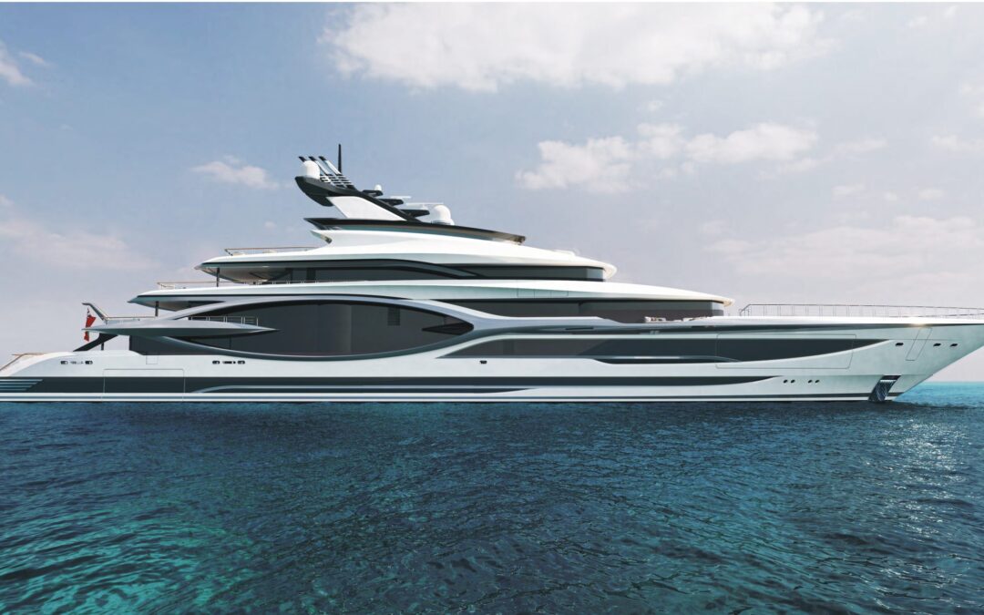 Admiral’s 100m Gigayacht: Progress and Features at Marina di Carrara